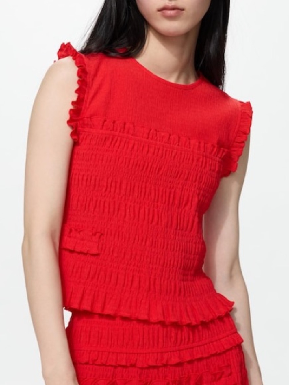 Cecilie Bahnsen x Uniqlo Ruffled Top NWT